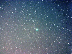 （吉尾賢治氏撮影のリニア彗星の写真 1）