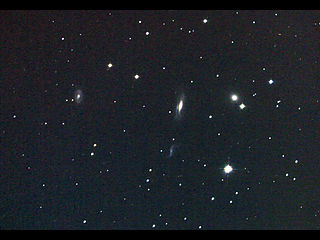 （NGC 3190, 3185, 3187, 3193の写真）
