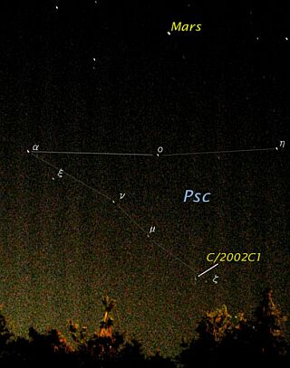 Power Shot S40による池谷・張彗星
