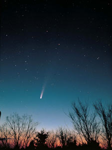 ベネット彗星の写真