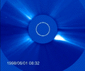 TWO COMETS PLUNGE INTO SUN