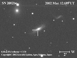 （超新星sn2002boの写真）