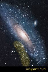 （アンドロメダVIIIの星の分布を示した画像）