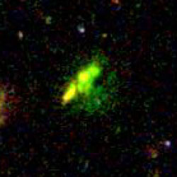 （TN J1338銀河団の画像）