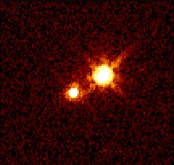 ウォルフ ライエ星に伴星を発見