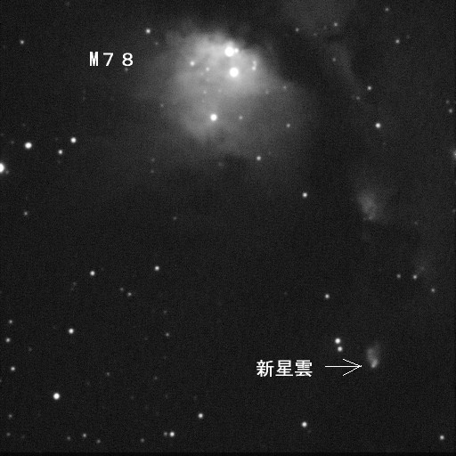 投稿画像集】M78星雲の近くに出現した新星雲