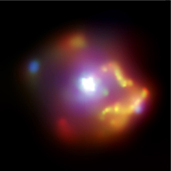 （超新星残骸SNR 0540-69.3の画像）