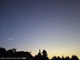 （藤井律男氏撮影のブラッドフィールド彗星とリニア彗星の写真）