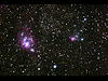（M8 干潟星雲、M20 三裂星雲の写真）