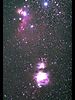 （M42 オリオン大星雲付近の写真）