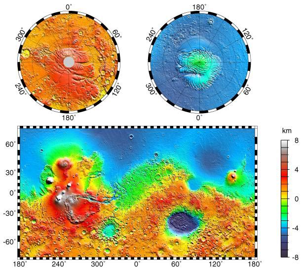 火星表面の4割 太陽系最大のクレーターか
