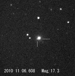 超新星2010joの確認画像