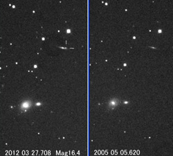 板垣さんによる超新星2012boの発見前後の画像