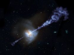 活動銀河核の想像図