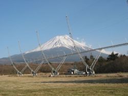 富士観測所のシンチレーションアンテナ