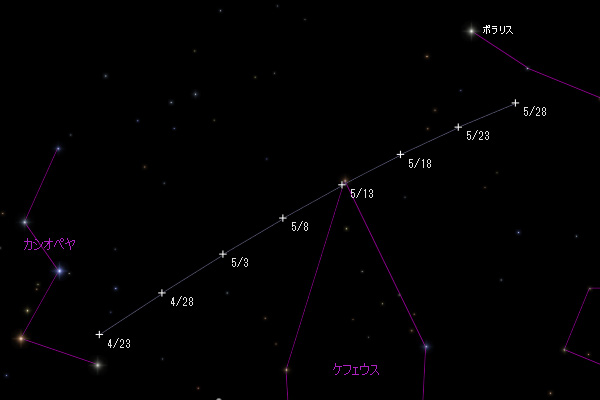 星を見る・宇宙を知る・天文を楽しむ AstroArts天文ニュースパンスターズ彗星、カシオペヤ座を通過して周極星に