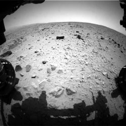 キュリオシティが7月16日に撮影した火星のようす