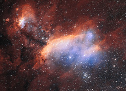VLTサーベイ望遠鏡でとらえたえび星雲