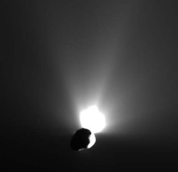 テンペル彗星への衝突