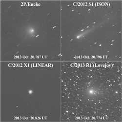 10月21日明け方の4彗星
