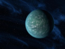 系外惑星「ケプラー22b」の想像図