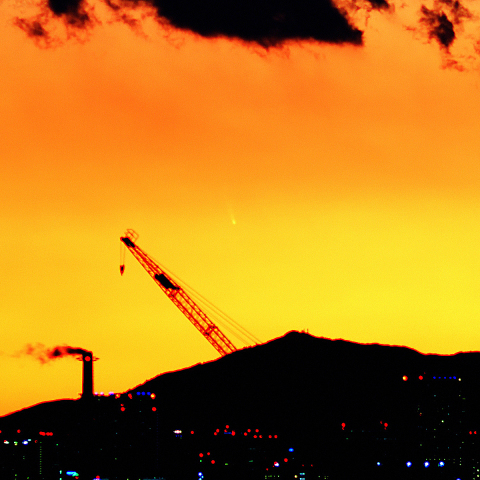 C/2024 G3 アトラス彗星（トリミングあり）