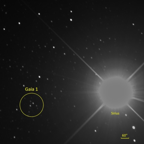 Gaia 1星団（おおいぬ座）