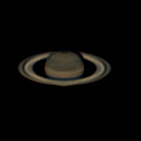 影のある土星(2014.04/10 25:32）