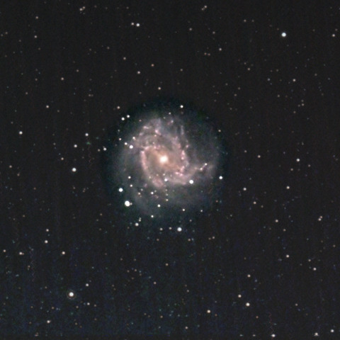 M83 南の回転花火銀河