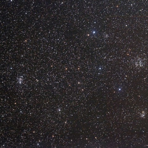 M103 NGC659 NGC663 NGC654　カシオペヤ座の散開星団