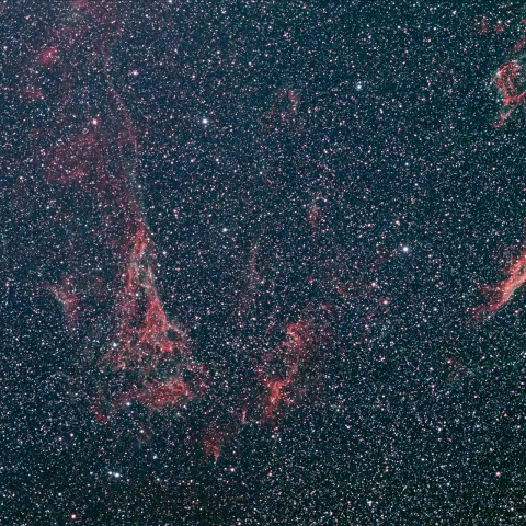 網状星雲　はくちょう座