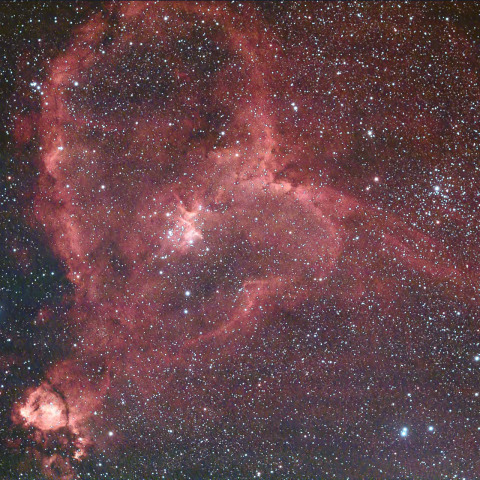 ハート星雲IC1805　カシオペヤ座