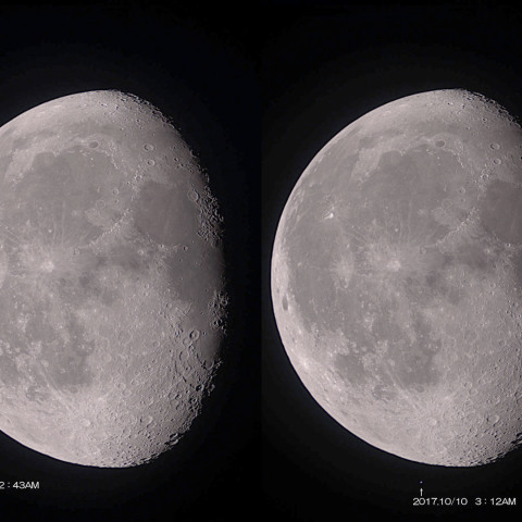 月とアルデバランの接近
