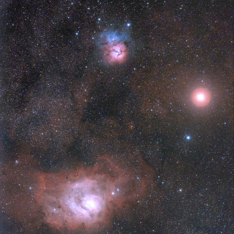 火星とM8M20の接近（再処理）