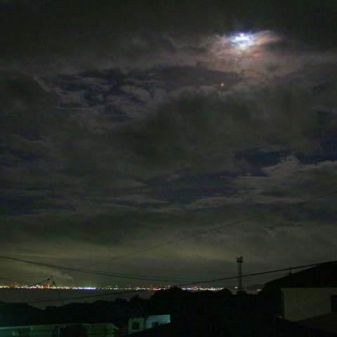 月と火星　20180630