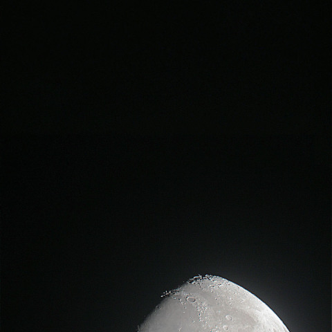 月と土星の接近20190908　23:38から22:52