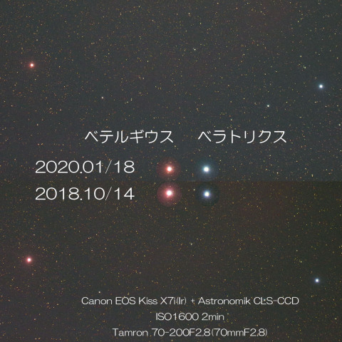 暗いぞベテルギウス
