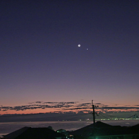 月と金星　20201113
