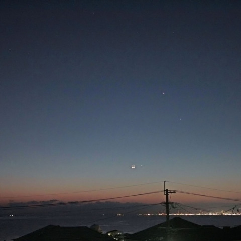 月と水星　20201114