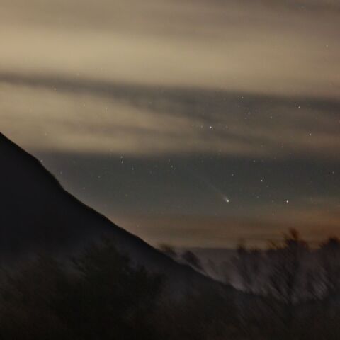 レナード彗星2021.12/25夕刻