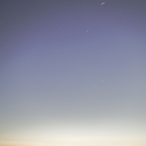 12P Pons-Brooksと富士山