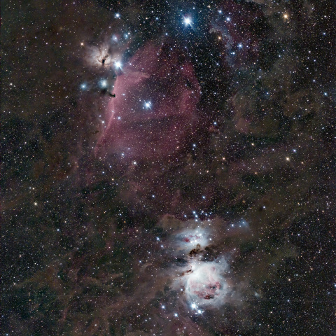 オリオン座中心部