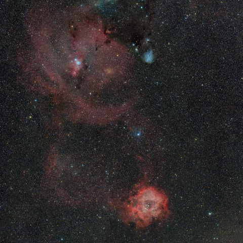 いっかくじゅう座の星雲星団