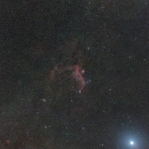 カモメ星雲付近