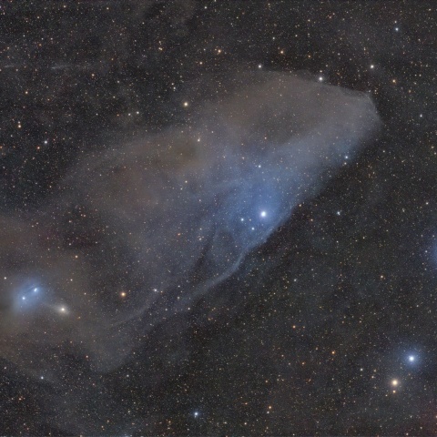 青い馬星雲