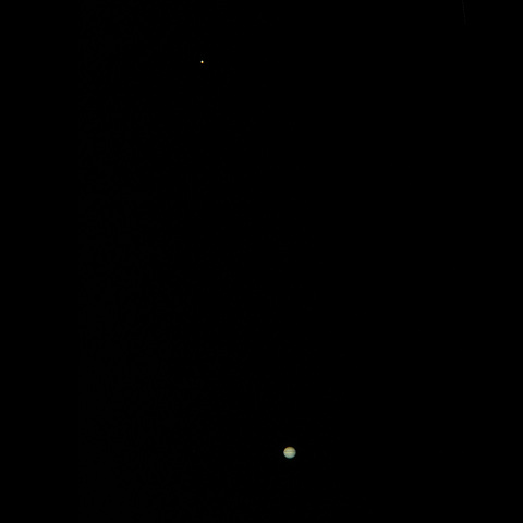 火星と木星の接近（2024年8月15日）