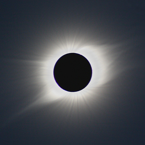 ゴビ砂漠皆既日食