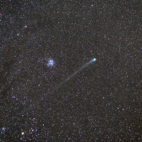 ラブジョイ彗星と冬の星々