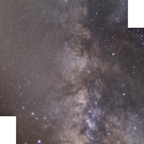 いて座からわし座の天の川