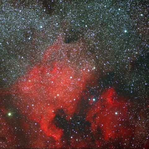 はくちょう座 NGC7000 北アメリカ星雲・IC5067 ペリカン星雲